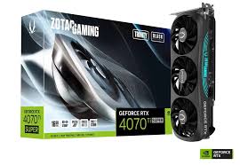 ZOTAC GAMING GeForce RTX 4070 Ti SUPER Trinity Black Edition 16GB Gaming Graphics Card